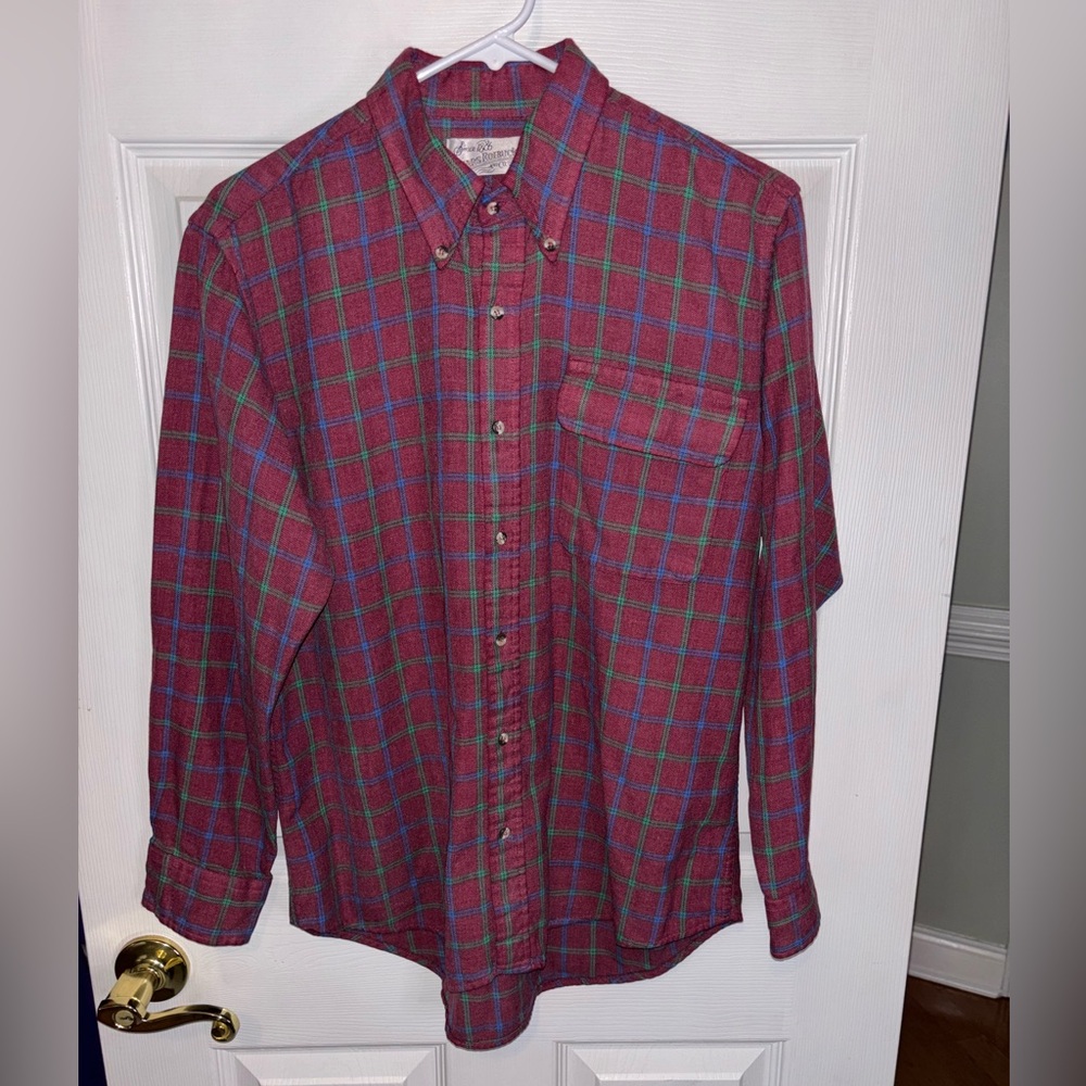 Sears Roebuck & Co Size Large Plaid Shirt